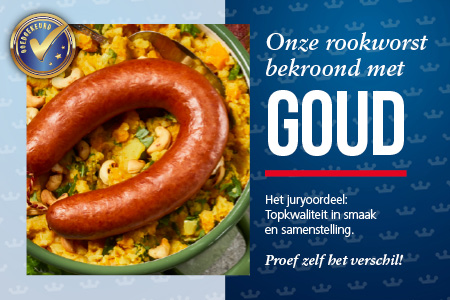GOUD voor onze rookworst